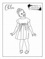 Chloe Coloring Model Pages Freebies sketch template