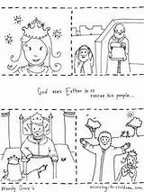 Esther Preschool Ester Storybook Bibbia Lessons Purim Christianity Helps Atividade Colorings Uteer sketch template