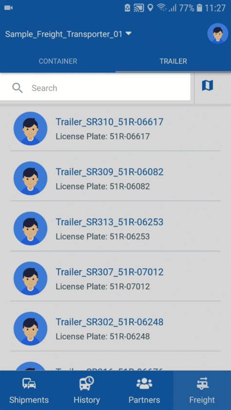 request trailers  shipments