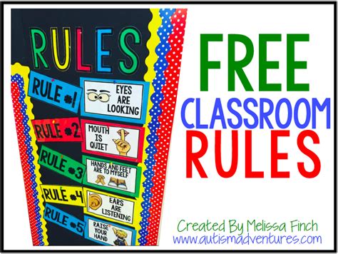 resource library autism adventures classroom rules classroom rules poster  classroom