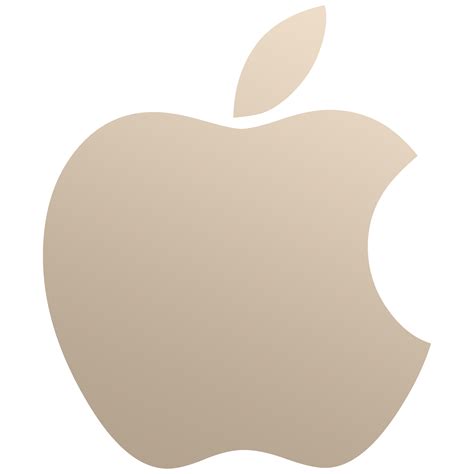apple logo gold reddrop