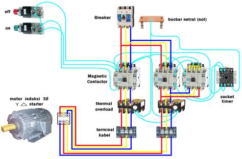 phase motor control circuit diagram  electrical wiring