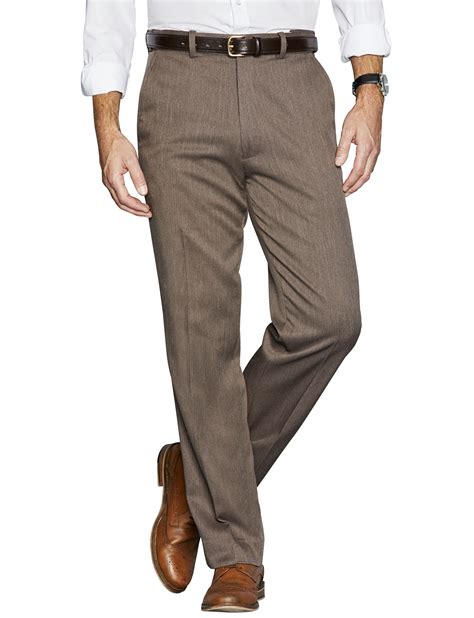 mens high waisted lined formal trouser pants ebay
