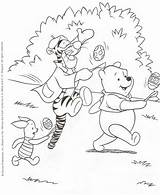 Pooh Winnie Easter sketch template