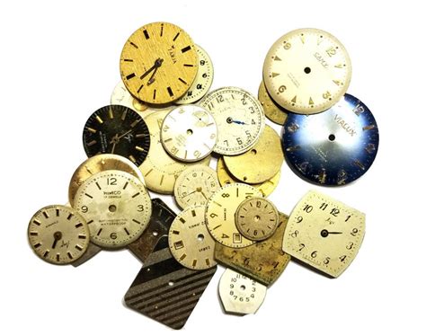 dial sample lot  variety   dials  faces etsy clock