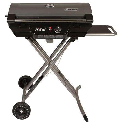 coleman  burner portable propane gas grill  black gunmetal gray shop