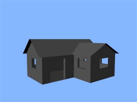 simple house  model sharecg
