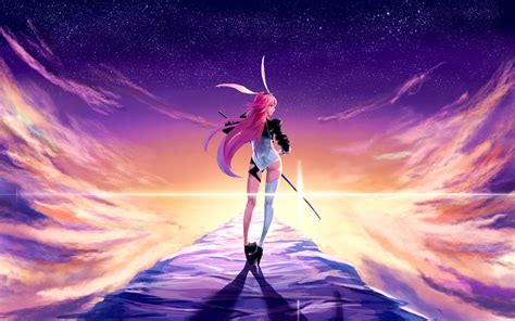 Download 3840x2400 Wallpaper Valkyrja Anime Girl Warrior