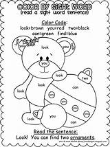 Word Coloring Color Pages Sight Words Christmas Wisdom Printable Kindergarten Worksheets Find Sentences Primer Pre Kids Sheets Preschool Getcolorings Worksheet sketch template