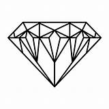 Diamant Pobrania Tatouages Idées Fensterbilder Diament Plakaty Fille Forme Colorés Adultes Motifs Clipartmag Diamants sketch template