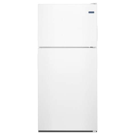 maytag 33 in top freezer refrigerators at