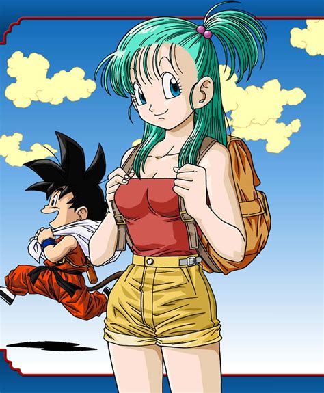 bulma s outfits and hairstyles in a nutshell by dcb2art on
