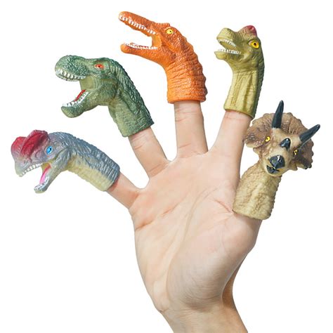 finger puppets realistic funny dinosaur toys finger toys  kids