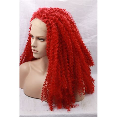 red afro wig promotion shop  promotional red afro wig