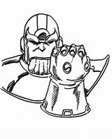 Coloring Pages Infinity Thanos Disney Gauntlet Sign Printable Getcolorings Getdrawings Marvel Print 92kb 800px sketch template