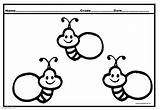 Bee Pages Coloring Kids sketch template