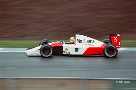 1 Ayrton Senna Mclaren Honda Mp4 6 1991 Gp Spain For