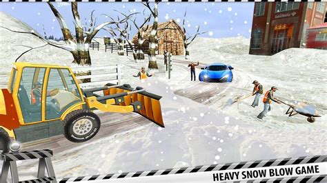 Snow Plow Truck Driver Simulator Snow Blower Game Best Android And Ios
