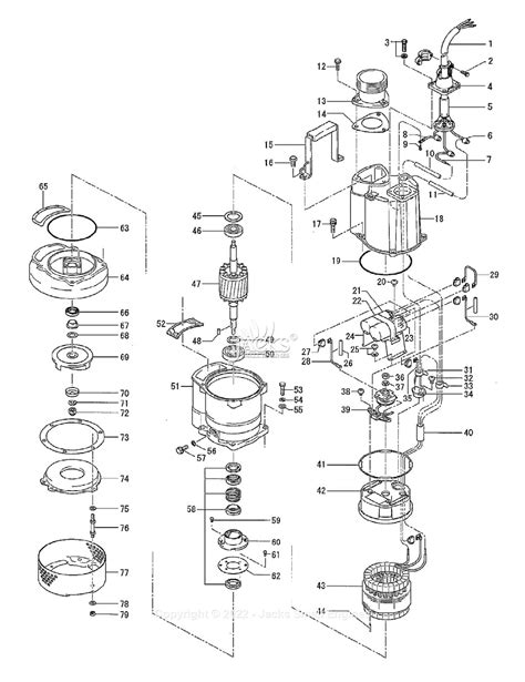 tsurumi nk  parts diagram  parts list