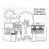 Coloring Neighbor Colouring Pages Neighborhood Neighbourhood Yourself Happy Flyer Pack Neighbors Sided Side Template sketch template