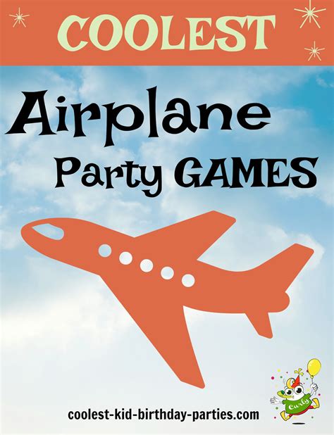 coolest airplane party game ideas