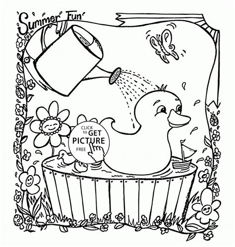 view coloring pages  summer images