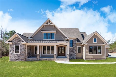 american house plan  separate game  play rooms