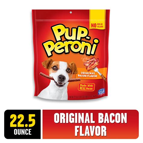 pup peroni original bacon flavor dog treats oz bag walmartcom