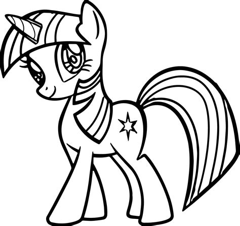 pony coloring pages twilight sparkle  getdrawings