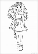 Descendants Evie Wicked Pages Coloring Color Coloringpagesonly sketch template