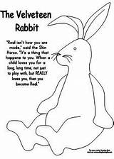 Rabbit Velveteen Coloring Activities Fun Preschool Rabbits Learning Pages Easter Printables Makinglearningfun Quotes Color Print Kids Lesson Educational Classroom Children sketch template