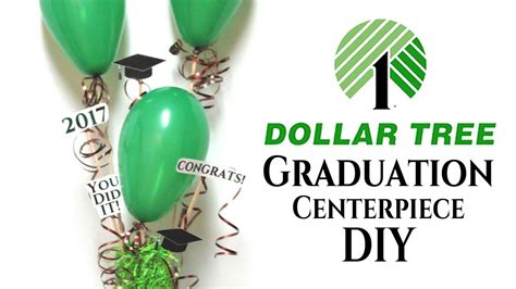 diy dollar tree graduation centerpiece ideas youtube