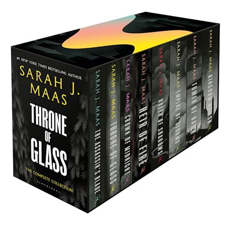 throne  glass box set paperback throne  glass sarah  maas bloomsbury publishing