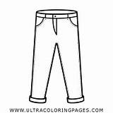 Pantalones Página sketch template