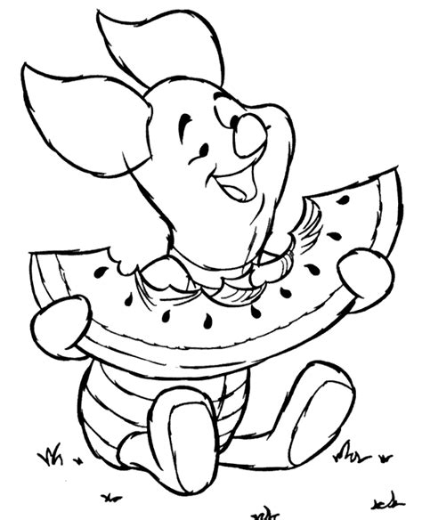 pig  coloring sheet picture