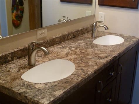 Double Undermount Karran Sinks In Wilsonart Laminate Counter Top Sink