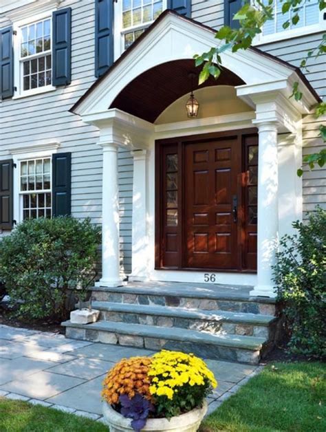 image result  colonial house front door overg  fluted column colonial exterior front