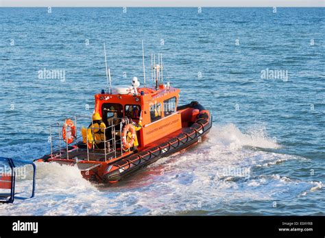 Spirit Of West Wight Freshwater Independent Lifeboat Being Launched At