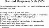 The Stanford Sleepiness Scale Photos