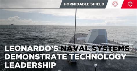 leonardo s naval systems demonstrate technology leadership at exercise