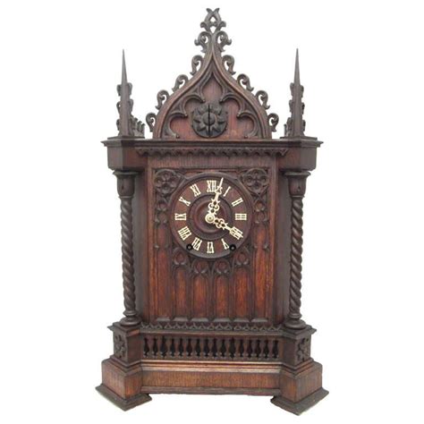gothic cathedral bracket cuckoo clock  stdibs