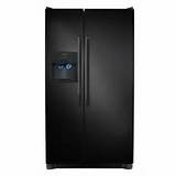 Black Side By Side Refrigerator