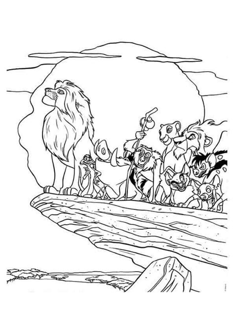 printable  lion king coloring pages