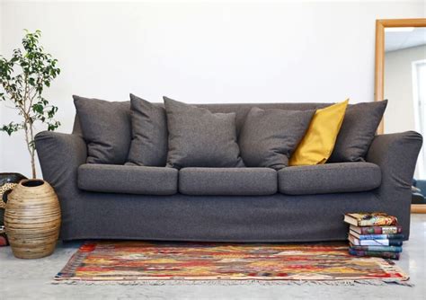 ikea klippan sofa cover  bohemian interior comfortly