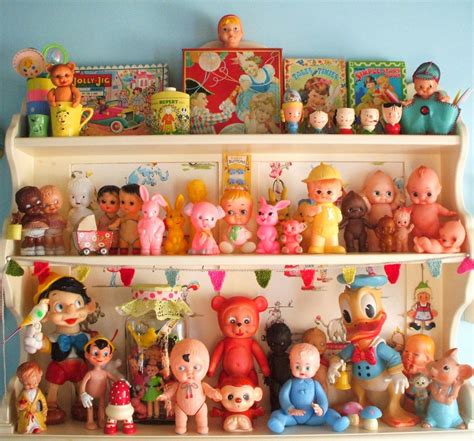 love vintage toys vintage kitsch vintage dolls rubber doll kewpie