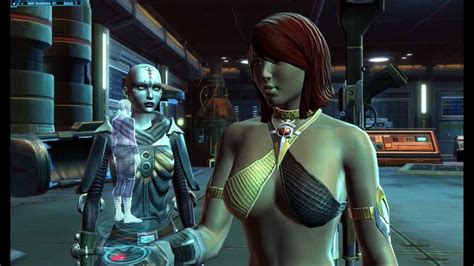 Star Wars The Old Republic Cipher Agent Sexy Seduction Youtube