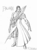 Paladin Warcraft sketch template