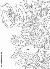 Regenbogenfisch Ausmalbilder Malvorlagen Printable sketch template