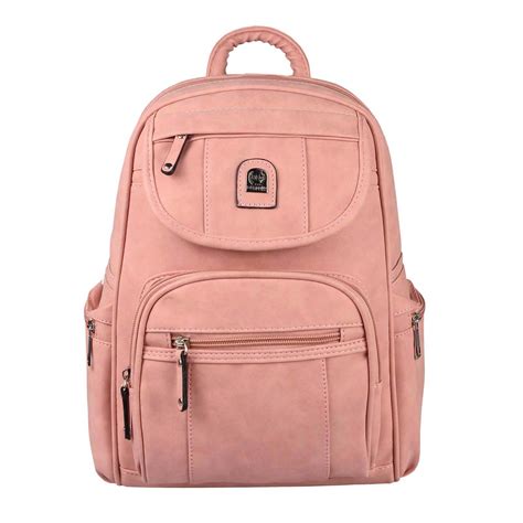 damen city rucksack backpack schultertasche leder optik freizeit urlaub outdoor ebay