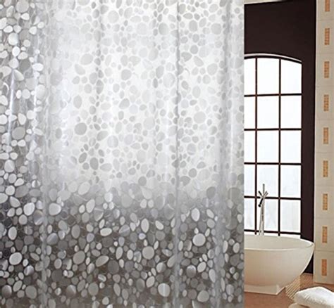 Buy Khushi Creation Shower Curtain Pebble Design 52 X 82 Inches